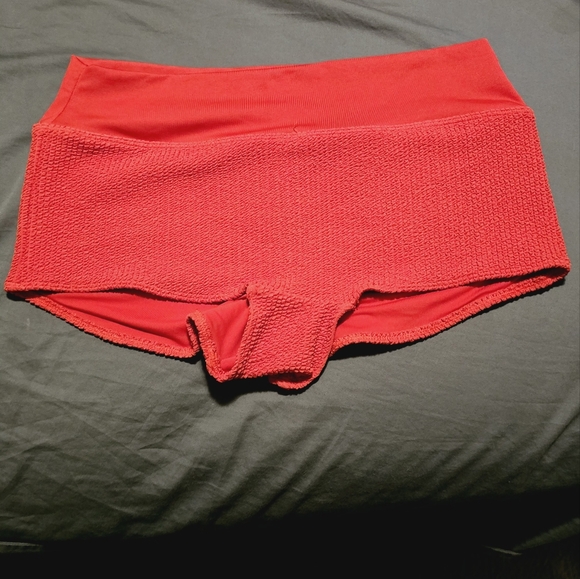 Victoria's Secret PINK sport/swim shorts. Bright red. Size medium - Picture 1 of 4